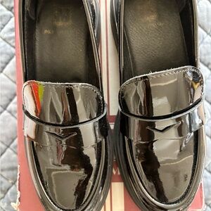 Bruno Magli Shiny Black Patent Loafers